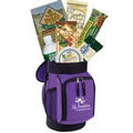 Golf Cooler Caddy w/ Snacks - Purple